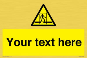 Custom Scaffold Incomplete Sign